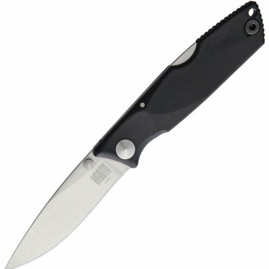 Blade * | Cut-Price Ontario Knife Company (Okc) Ontario Carter Wraith, 2.6 Folding Blade, Black Plastic Handle 8798