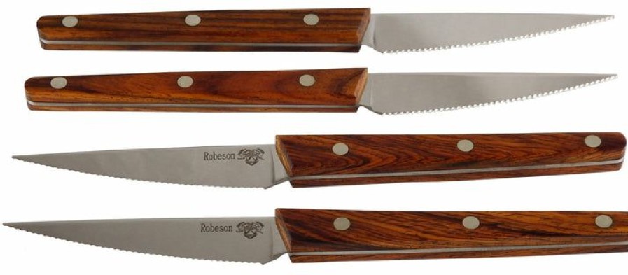 Okc Knives * | Special Offer Ontario Knife Company (Okc) Viking 4-Piece Steak Knife Set