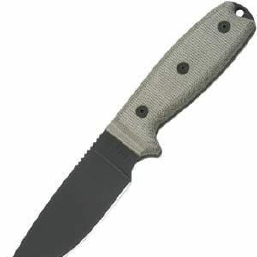 Okc Knives * | Cut-Price Ontario Knife Company (Okc) Ontario Knife Company Rat-3 1095 Razor Edge W/Green Sheath