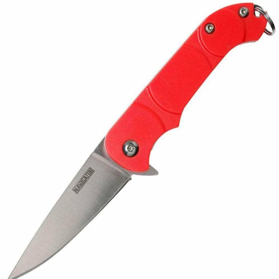 Blade * | Super Specials Ontario Knife Company (Okc) Ontario Navigator, 2.4 Blade, Red Plastic Handle 8900Red