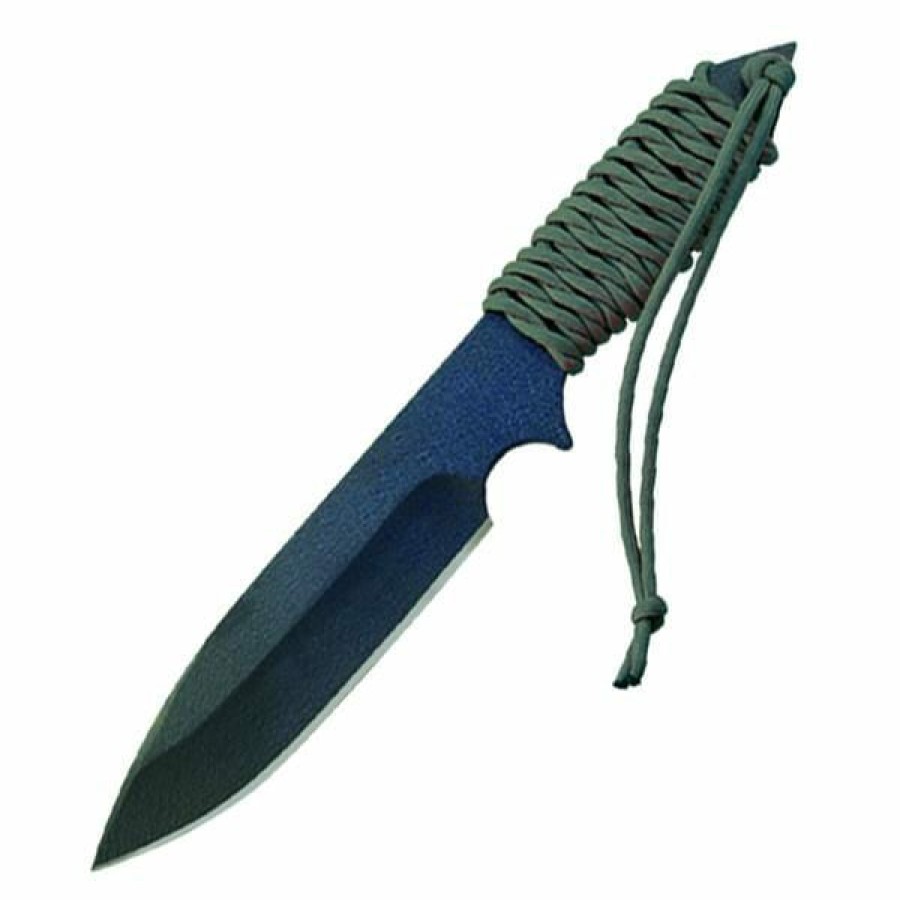 Blade * | Special Price Ontario Knife Company (Okc) Ontario Knife Company Rak, Od Green Cord Wrapped Handle, Black Blade, Plain