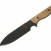 Blade * | Cut-Price Ontario Knife Company (Okc) Ontario Knife Company Ranger Assault Knife, Tan Micarta, Black Plain Blade