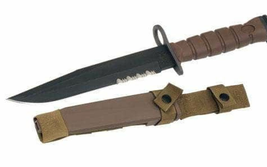 Blade * | Special Offer Ontario Knife Company (Okc) Ontario Marine Bayonet Fixed 8.0 In Combo Blade Polymer