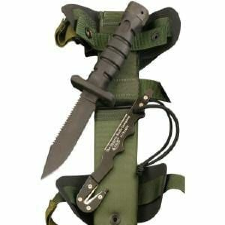 Blade * | Cut-Price Ontario Knife Company (Okc) Ontario (Okc) Asek Tactical Fixed Blade Survival System W/ Sheath