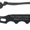 Ontario Knives * | Cut-Price Ontario Knife Company (Okc) Ontario Knife Company Black Model 2 Strap Cutter W/Sheath