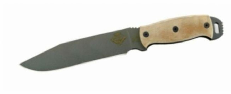 Okc Knives * | Special Offer Ontario Knife Company (Okc) Rbs 7 Tan Micarta