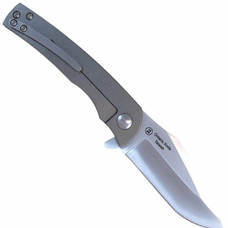 Blade * | Special Offer Ontario Knife Company (Okc) Ontario Carter Trinity, 3 Blade, Titanium/G10 Handle 8877