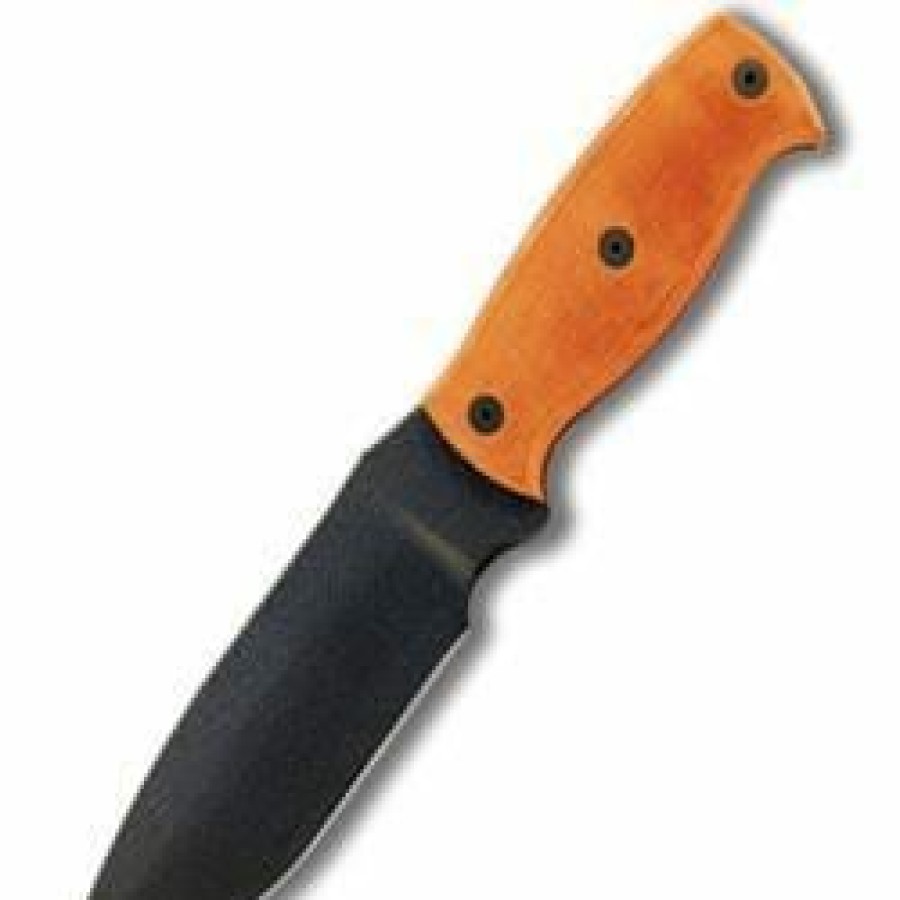 Blade * | Special Offer Ontario Knife Company (Okc) Ontario Knife Company Afghan, Orange G-10 Handle, Plain Edge Fixed Blade Po