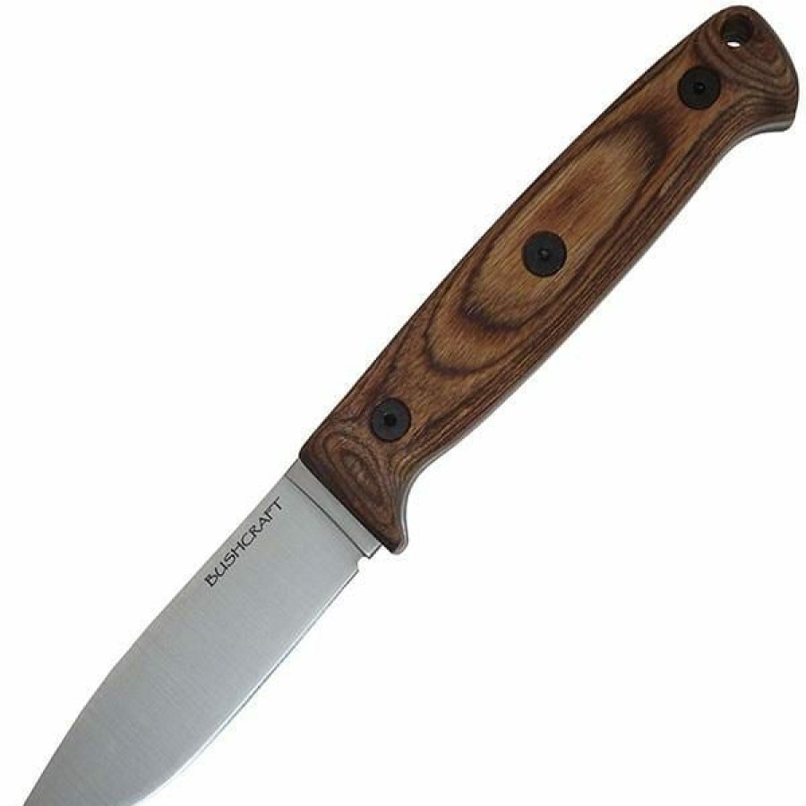 Ontario Knives * | Super Specials Ontario Knife Company (Okc) Bushcraft Utility, American Walnut Handle, Brushed Plain