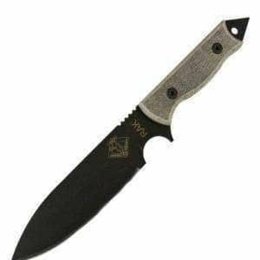 Blade * | Special Offer Ontario Knife Company (Okc) Ontario Knife Company Rak Fixed Blade Knife With Black Micarta Handle