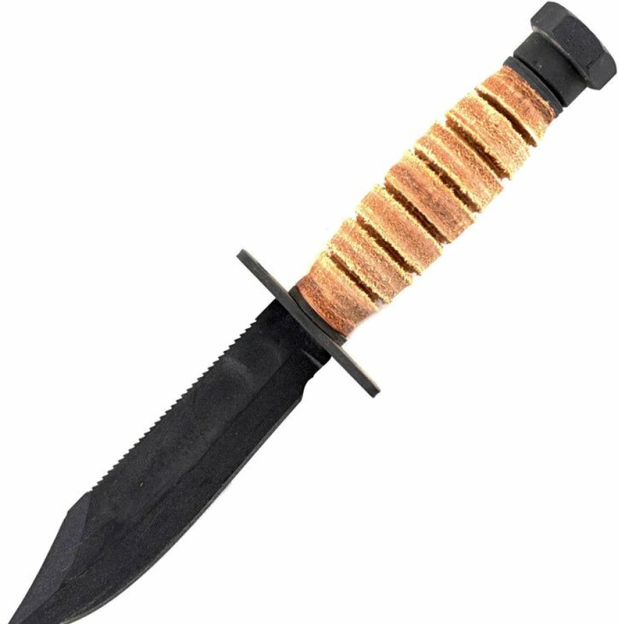 Blade * | Special Price Ontario Knife Company (Okc) Ontario 499 Air Force Survival Knife, 5 Carbon Steel Blade, Leather Handle