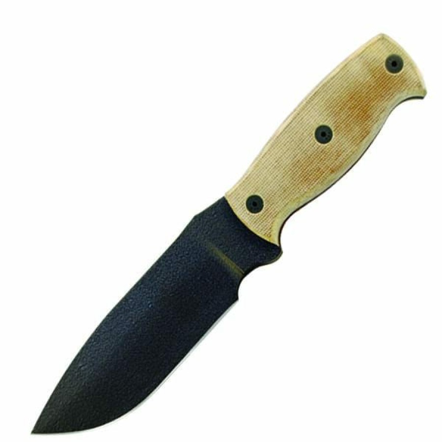 Blade * | Special Offer Ontario Knife Company (Okc) Ontario Knife Company Afghan Tan Micarta Handle Plain Blade