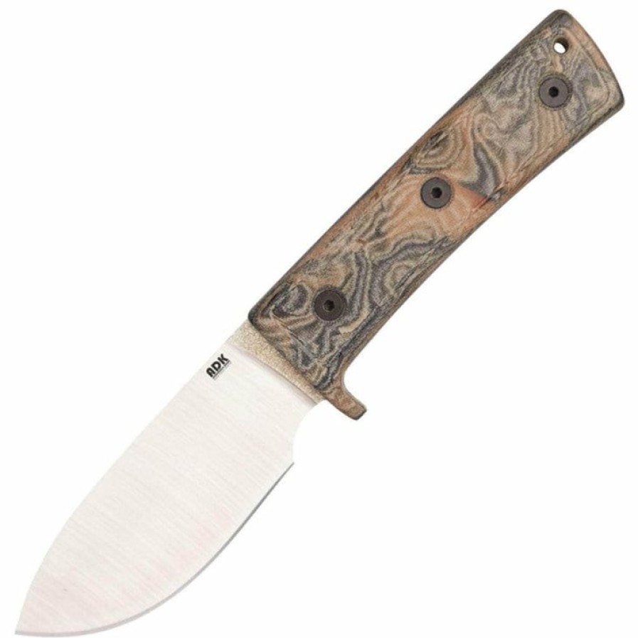 Blade * | Special Price Ontario Knife Company (Okc) Ontario Adk Keene Valley Hunter, 3.7 420Hc Blade, Micarta Handle, Sheath 8188