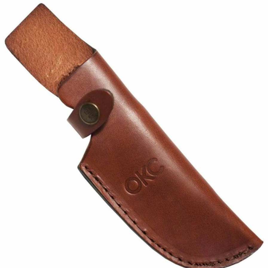 Blade * | Special Price Ontario Knife Company (Okc) Ontario Adk Keene Valley Hunter, 3.7 420Hc Blade, Micarta Handle, Sheath 8188