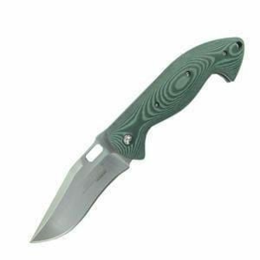 Okc Knives * | Special Price Ontario Knife Company (Okc) Ontario Retribution 2 Pocket Knife With Micarta Handle