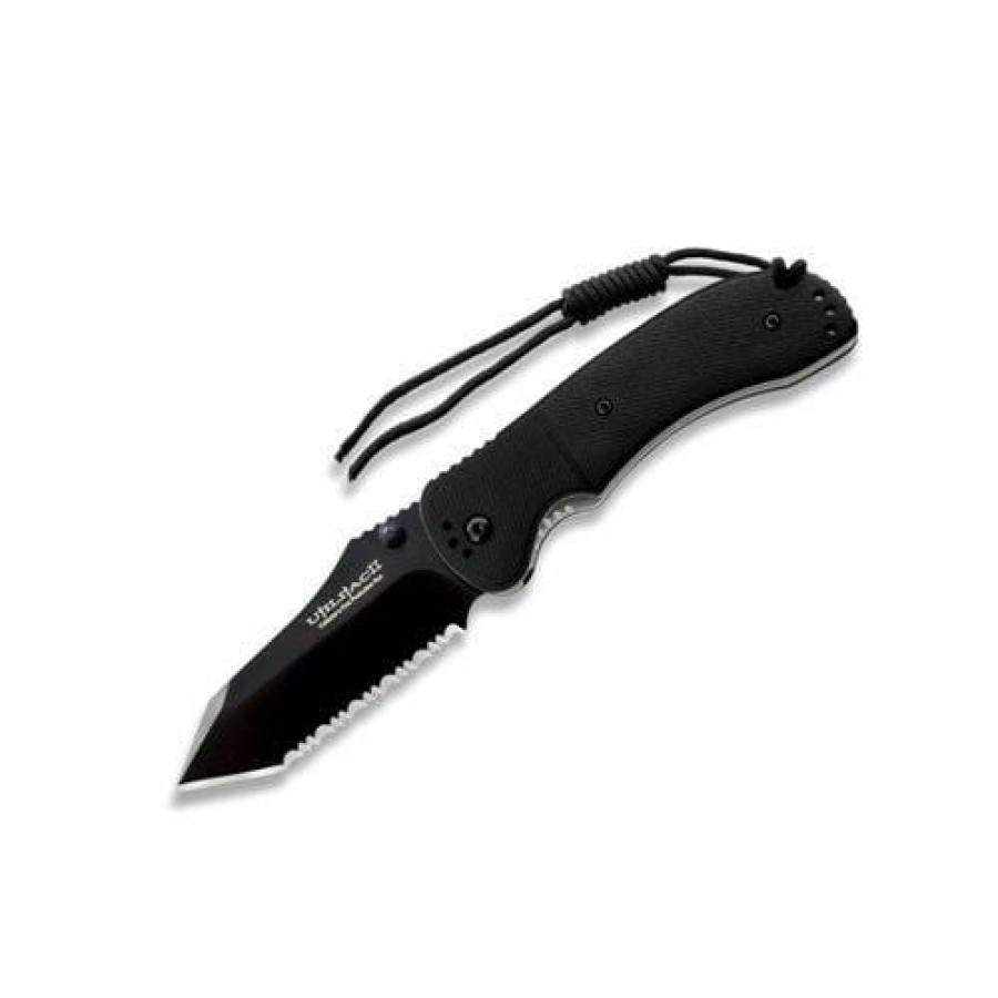 Okc Knives * | Cut-Price Ontario Knife Company (Okc) Jpt-4R Tanto Black Round Handle