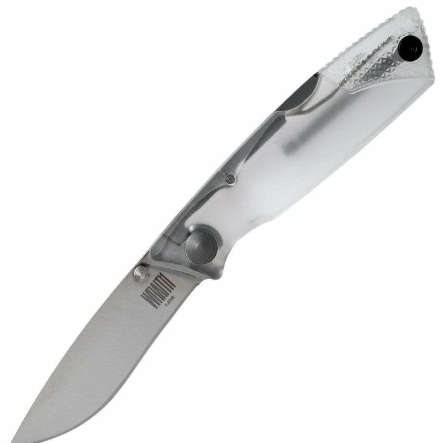 Blade * | Cut-Price Ontario Knife Company (Okc) Okc Wraith Ice Series, 2.6 Aus8 Blade, Clear Plastic Handle 8798Cl