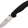 Blade * | Cut-Price Ontario Knife Company (Okc) Ontario Rat Model 2, 3 Satin Plain Blade, Black Nylon Handle 8860