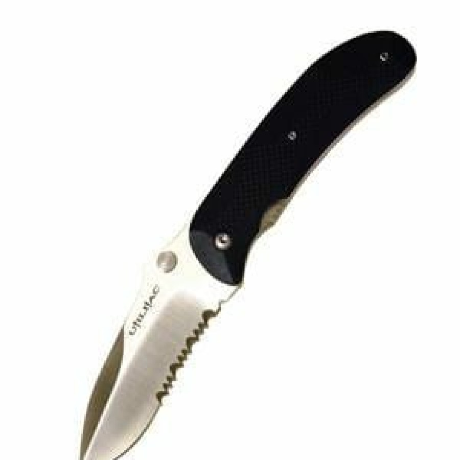 Okc Knives * | Cut-Price Ontario Knife Company (Okc) Ontario Knife Company Jpt-2S Utilitac Ss Knife With Black Zytel Handle, Com